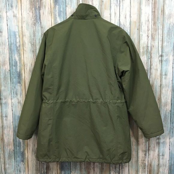 Lands End WindCheck Parka Fleece Lined Winter Coat - Picture 2 of 5